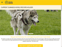 Tablet Screenshot of greatnorthdogwalk.co.uk